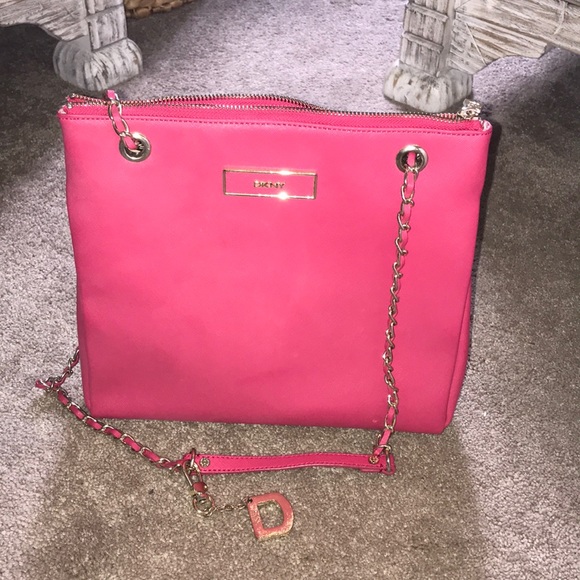 dkny pink purse